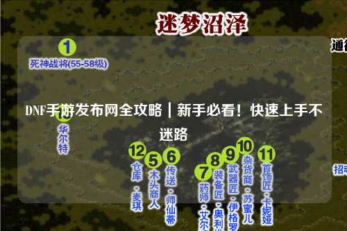DNF手游發布網全攻略｜新手必看！快速上手不迷路