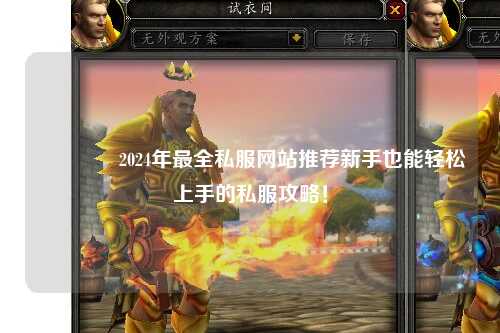 ??2024年最全私服網站推薦新手也能輕松上手的私服攻略！