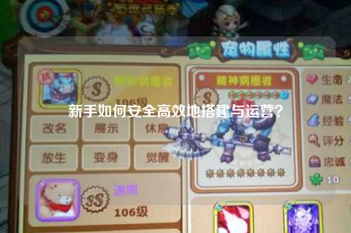 新手如何安全高效地搭建與運營？