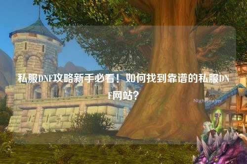 私服DNF攻略新手必看！如何找到靠譜的私服DNF網站？