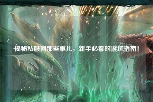 揭秘私服網(wǎng)那些事兒，新手必看的避坑指南！