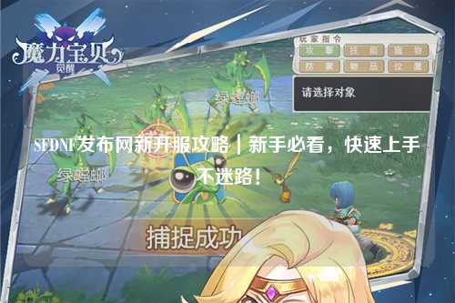SFDNF發(fā)布網(wǎng)新開服攻略｜新手必看，快速上手不迷路！