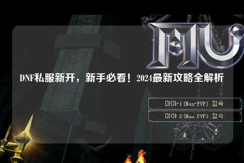 DNF私服新開，新手必看！2024最新攻略全解析