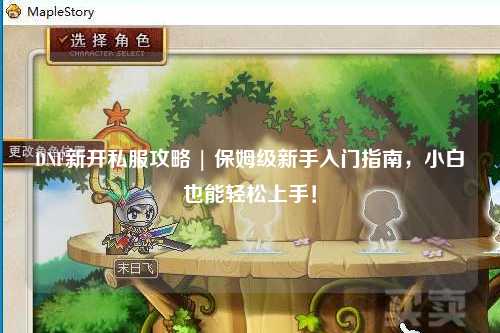 DNF新開私服攻略 | 保姆級新手入門指南，小白也能輕松上手！