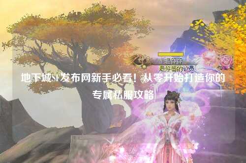 地下城SF發(fā)布網(wǎng)新手必看！從零開始打造你的專屬私服攻略?