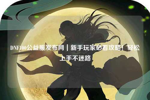 DNF100公益服發布網｜新手玩家必看攻略！輕松上手不迷路