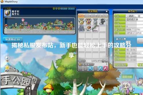 揭秘私服發(fā)布站，新手也能輕松上手的攻略分享?