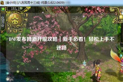 DNF發(fā)布網(wǎng)新開服攻略｜新手必看！輕松上手不迷路
