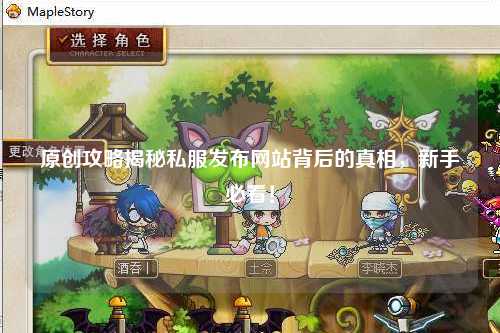 原創(chuàng)攻略揭秘私服發(fā)布網(wǎng)站背后的真相，新手必看！