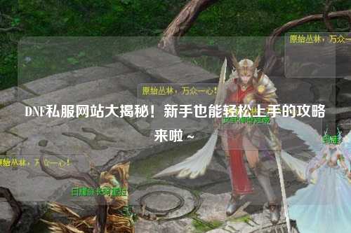 DNF私服網(wǎng)站大揭秘！新手也能輕松上手的攻略來(lái)啦～?