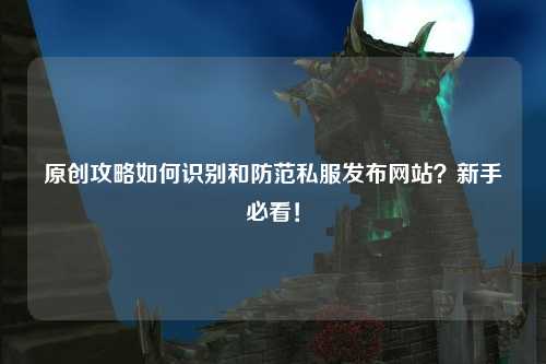 原創(chuàng)攻略如何識別和防范私服發(fā)布網站？新手必看！