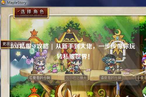 DNF私服SF攻略 | 從新手到大佬，一步步帶你玩轉(zhuǎn)私服世界！