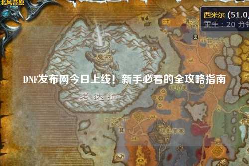 DNF發布網今日上線！新手必看的全攻略指南